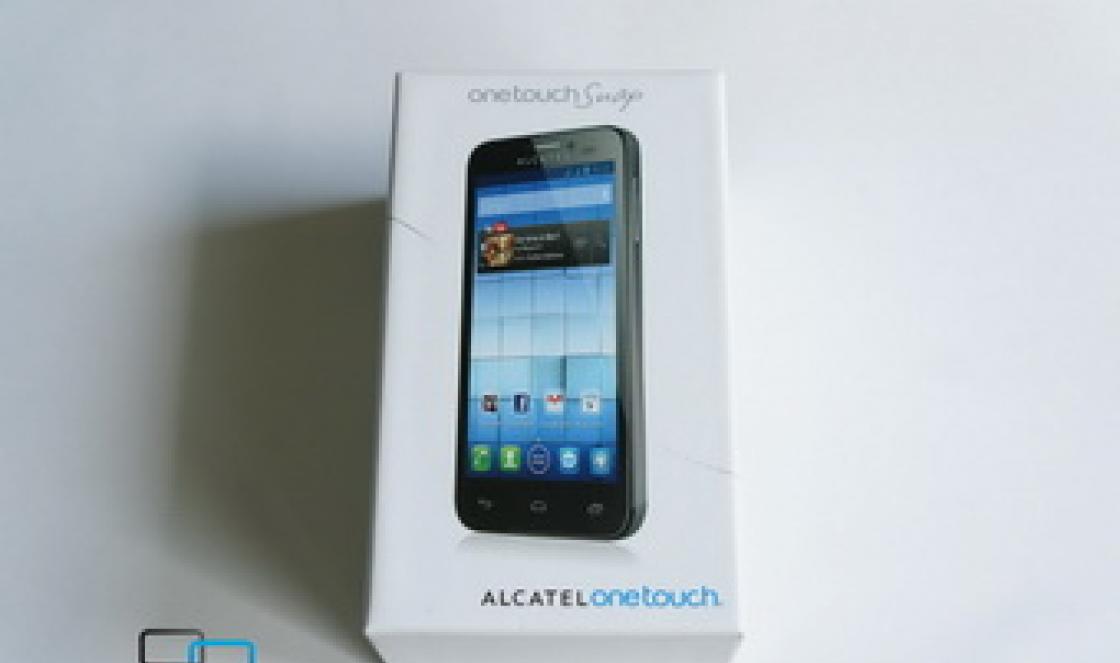 Smartphone Alcatel One Touch - reviews and review Which program to connect the smartphone alcatel one touch