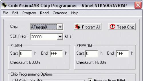 Programming AVR microcontrollers